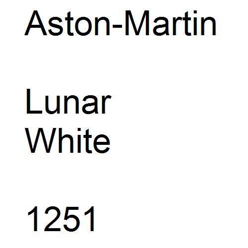 Aston-Martin, Lunar White, 1251.